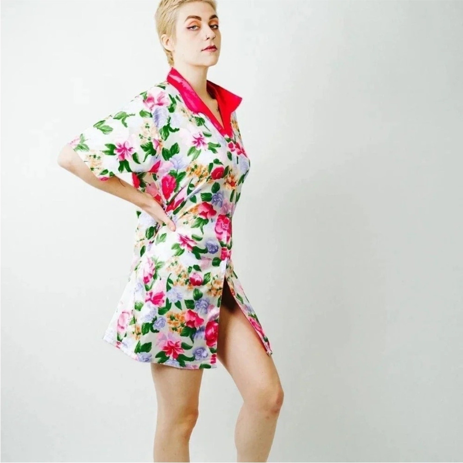 Vintage A’Milan Floral Women’s Sleepwear Robe