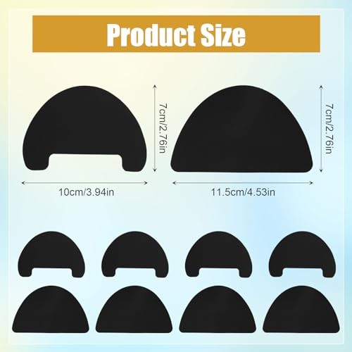 Gosknor 8pcs Shoe Heel Repair Patch, Self-Adhesive Shoe Hole Repair Patches