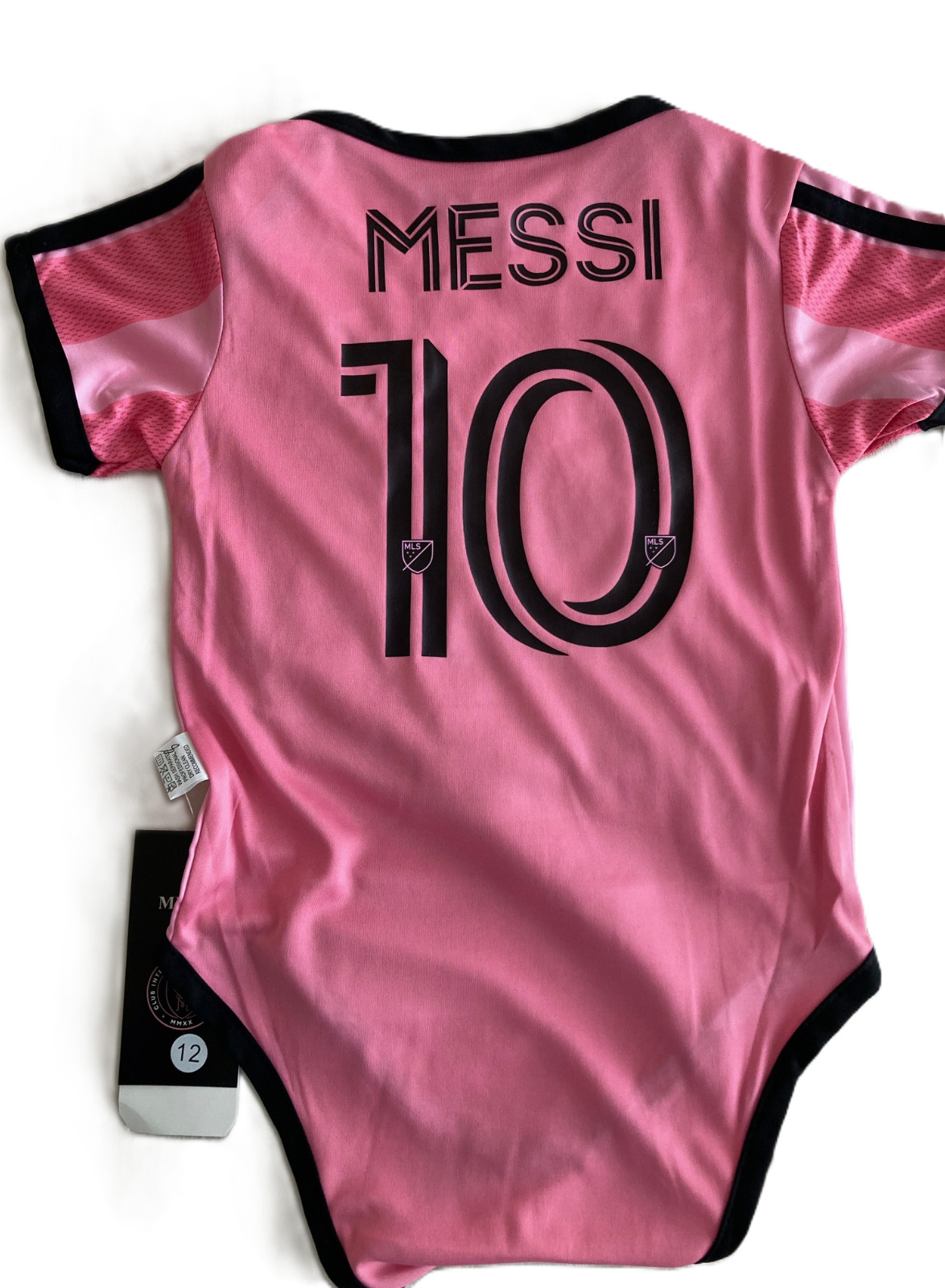 Messi Baby Jersey One Piece Pink Size 9M