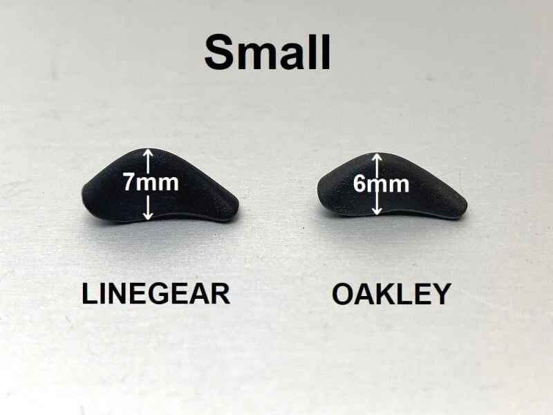 LINEGEAR Complete Replacement Rubber Set for Oakley Penny – Black [PE-CRS-BK]
