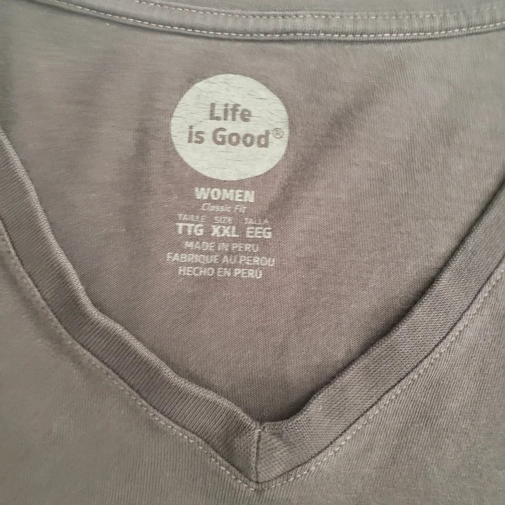 Life is Good Long Sleeve “Flamingo take it slow” xxl