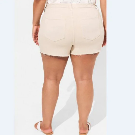 NWT TORRID 3.5″ Classic Denim High-Rise Short in Dust Storm Plus Size 24 W9041