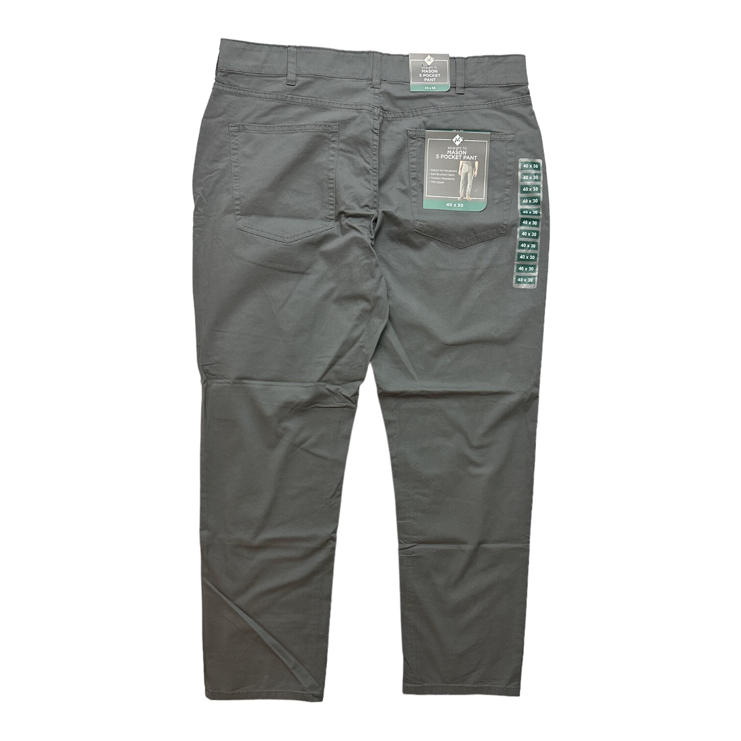 Member’s Mark Men’s Straight Fit Mason 5 Pocket Stretch Pant