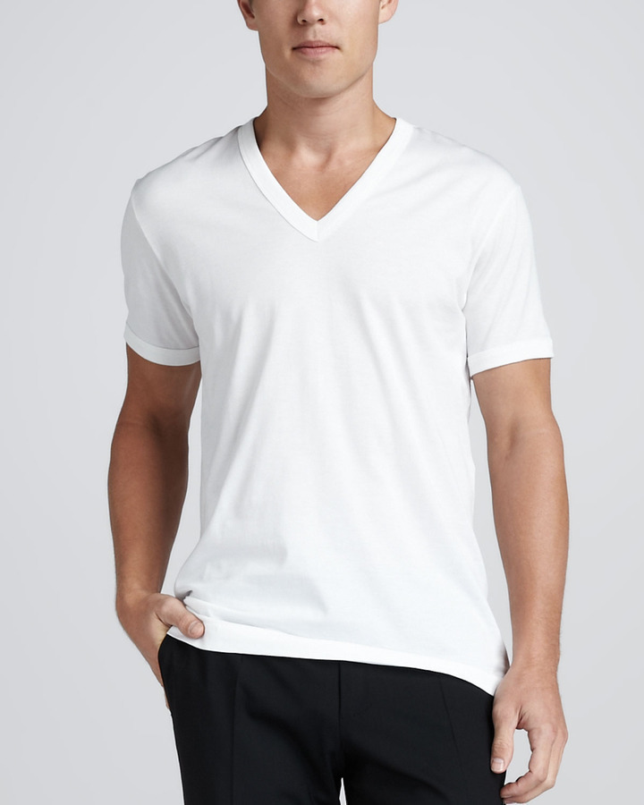 NEW MEN’S HEAVY WEIGHT CLASSIC SPORT GYM UNDERSHIRT COTTON V NECK T SHIRT WHITE