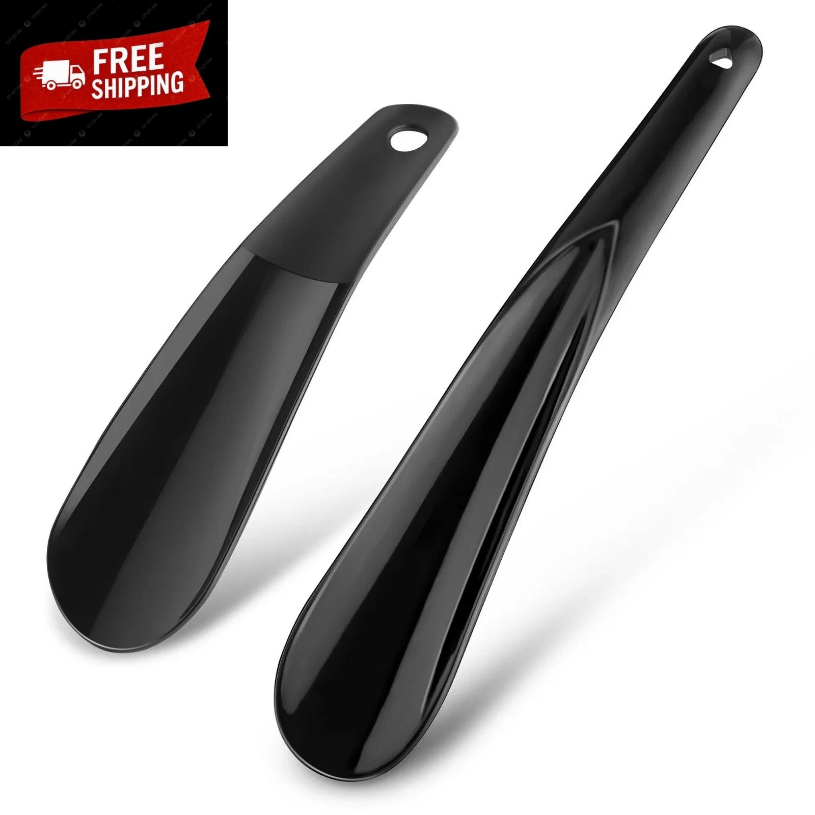 Portable Plastic Shoehorn Travel Shoe Horn Helper for Men Women Kids Seniors
