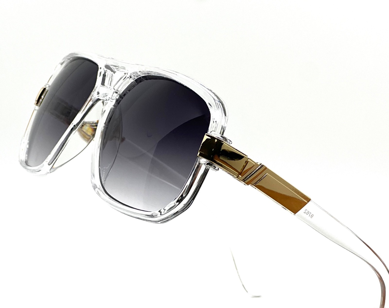 GAZELLE SWAG SQUARE HIP HOP AVIATOR SUNGLASSES OVERSIZED RETRO DESIGNER FASHION