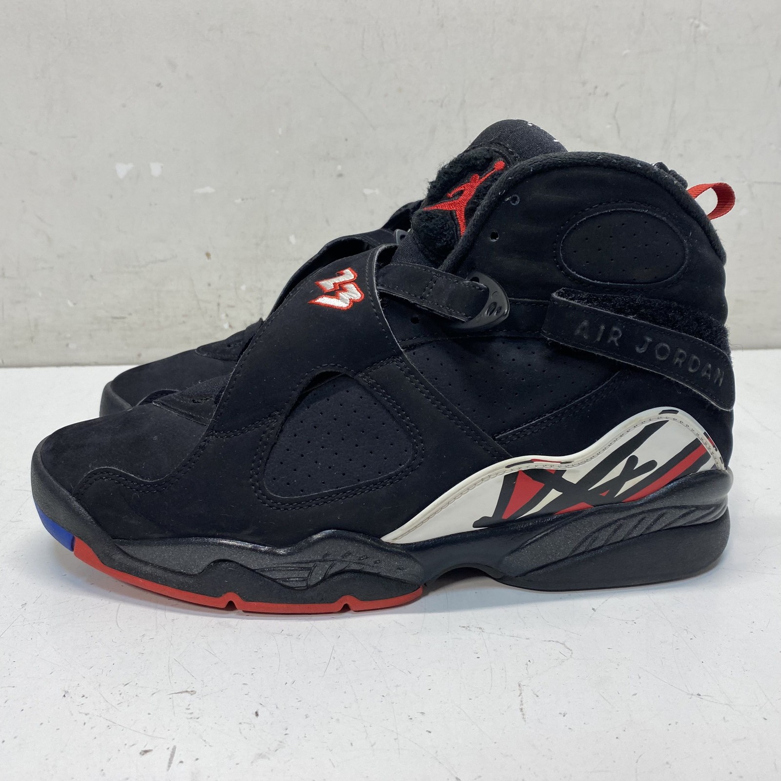 Nike Air Jordan 8 Retro Playoffs Black True Red 305381-062 Men’s Size 8.5