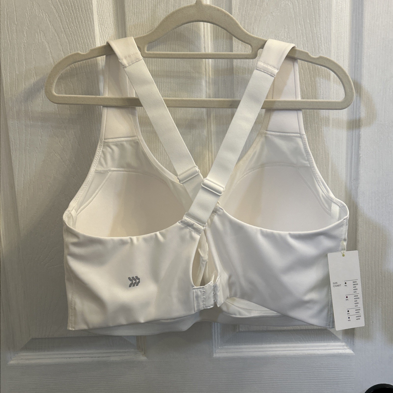 NWT All In Motion High Support Adjustable Wireless Convertible Strap Bra 42DDD