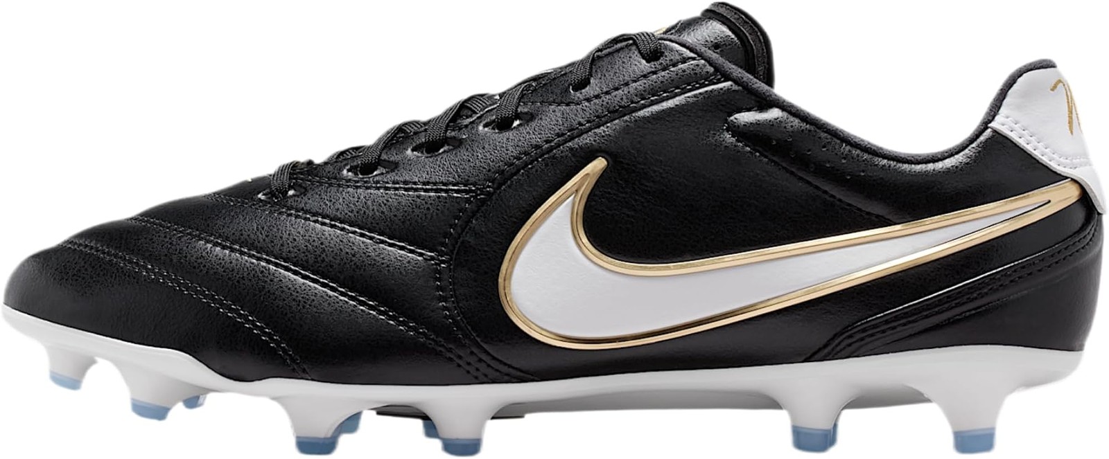 Nike Tiempo Ligera Pro Firm-Ground Low-Top Soccer Cleats (Black/White) Size 7 –