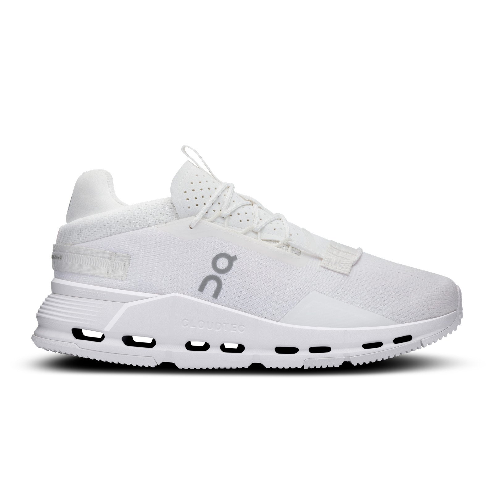 Women’s On Cloudnova 2, All White, 9 B Medium US
