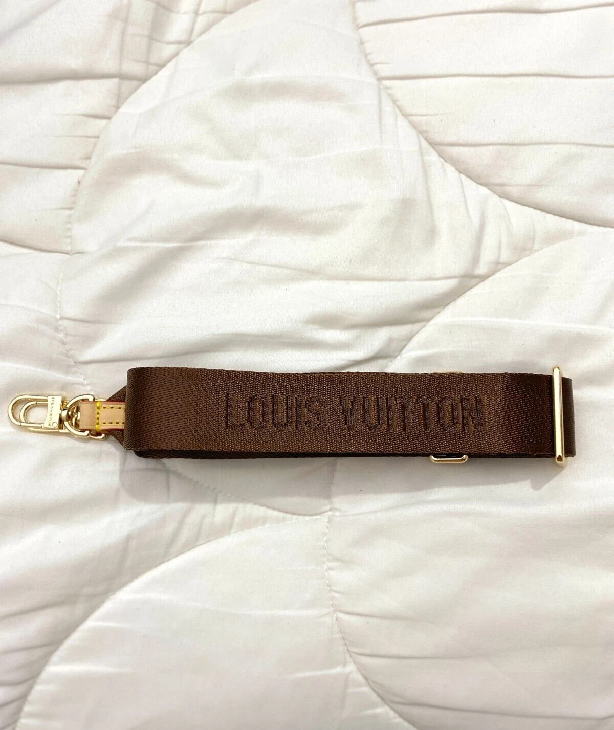 Louis Vuitton Shoulder Strap Adjustable Crossbody Shoulder Replacement Brown lv
