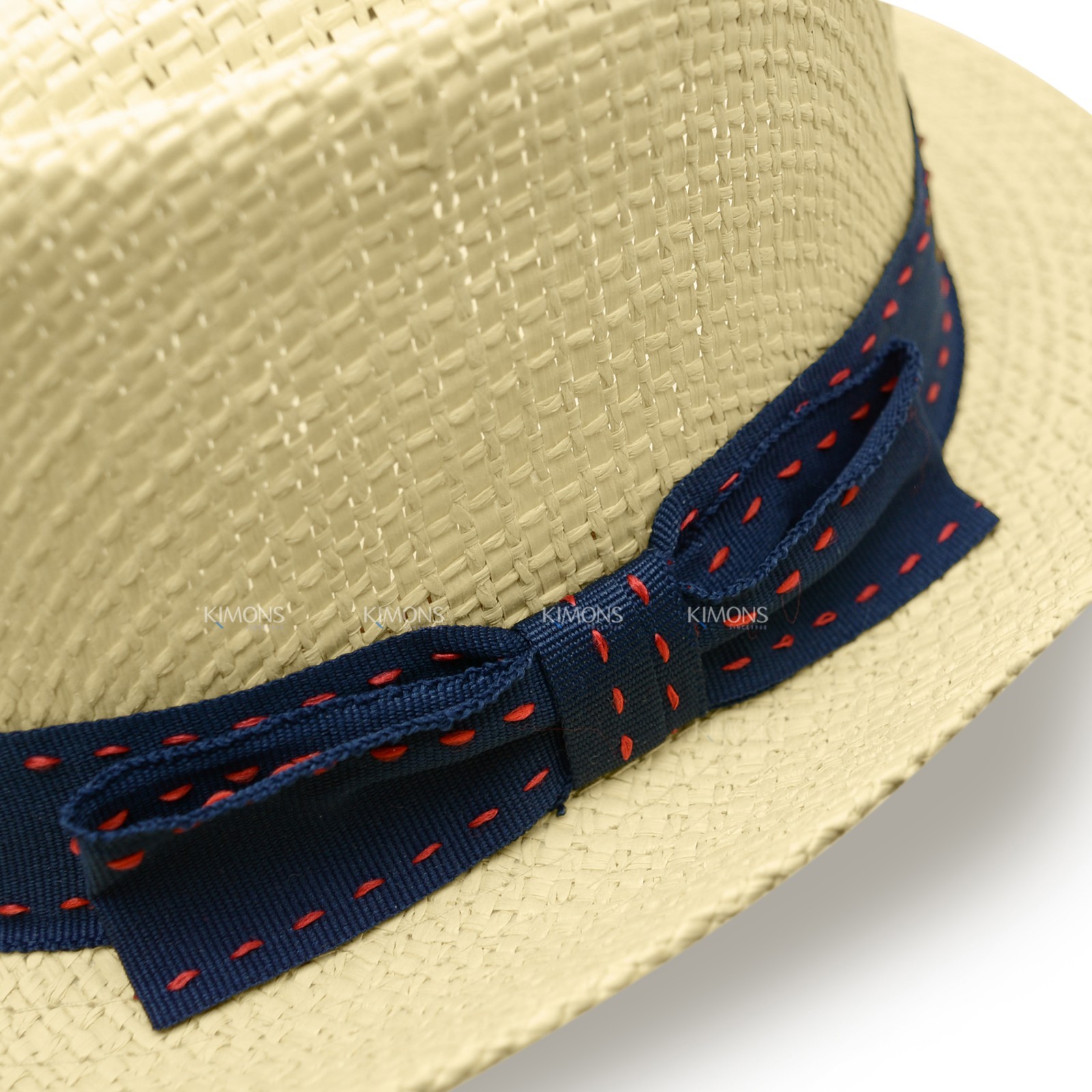 Straw Fedora Pork Pie Panama Derby Hat Summer for Beach Men Short Brim Sun Cap