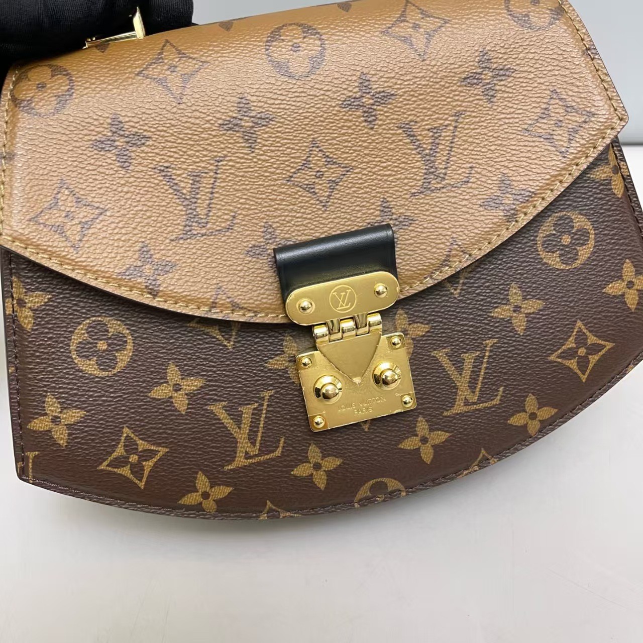 Louis Vuitton Tilsitt Top Handle Bag Reverse Monogram Canvas