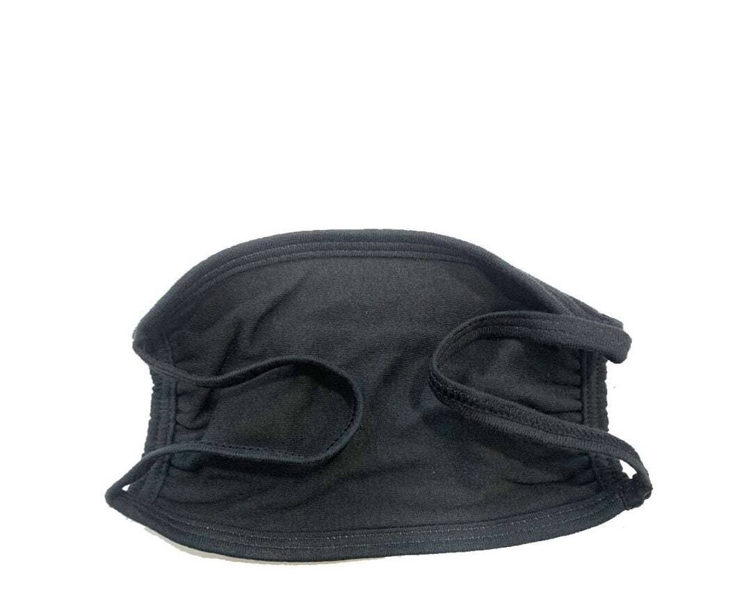 4-Pack Black White Cotton Adult Face Masks – Reusable Washable Unisex