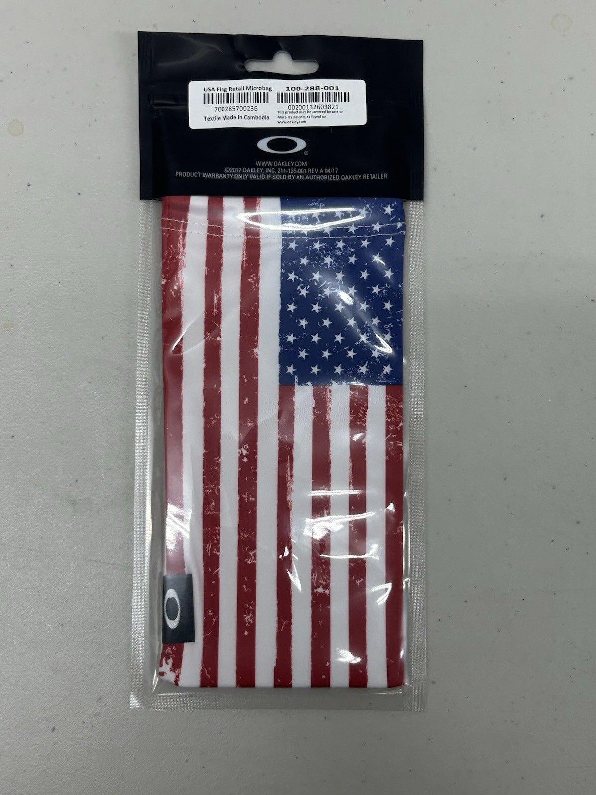 New Oakley Microbag USA American Flag Sunglasses Micro Bag Pouch Authentic *Qty*