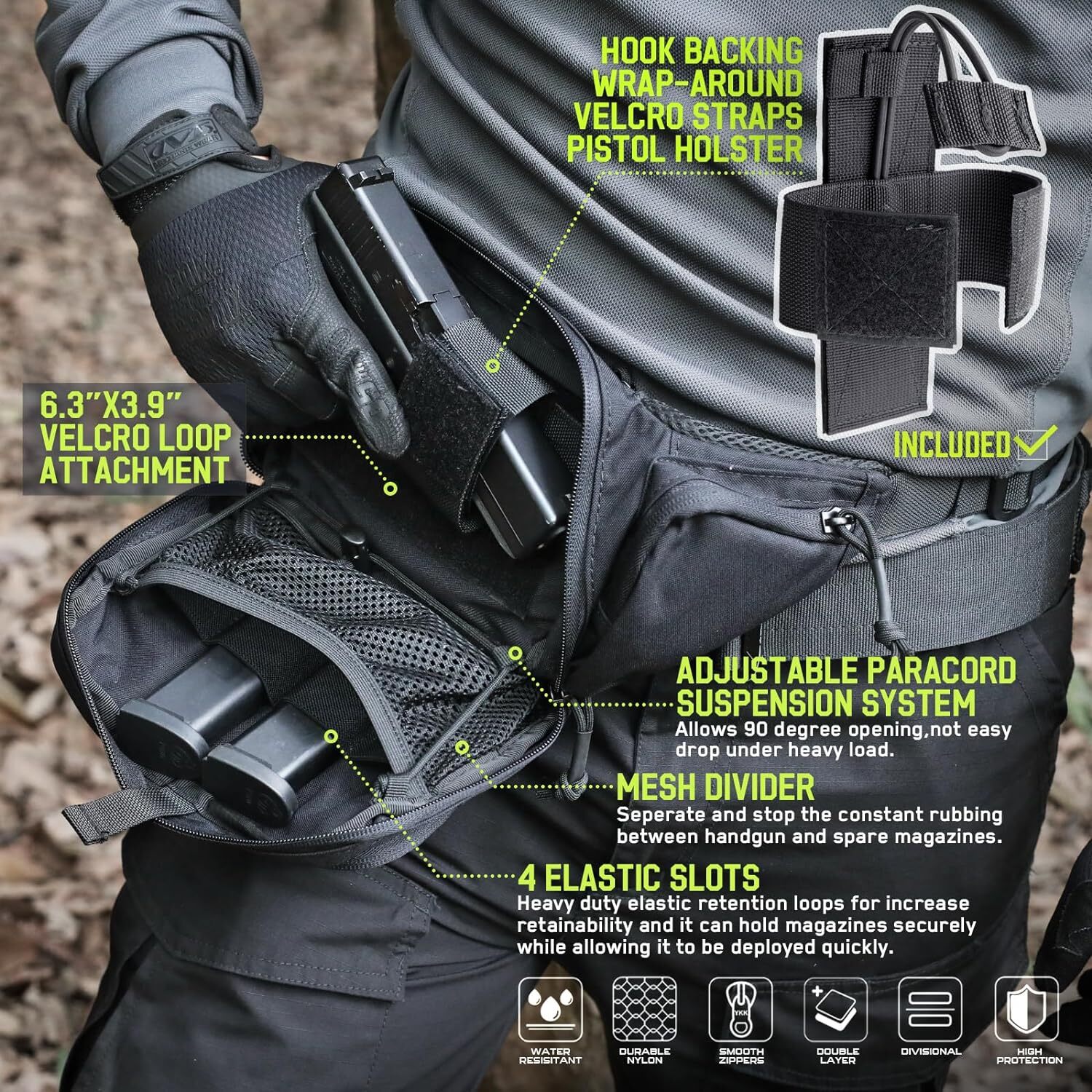 Tactical Waist Fanny Pack Phone Pouch Military Outdoor Camping Hiking Belt Bag
