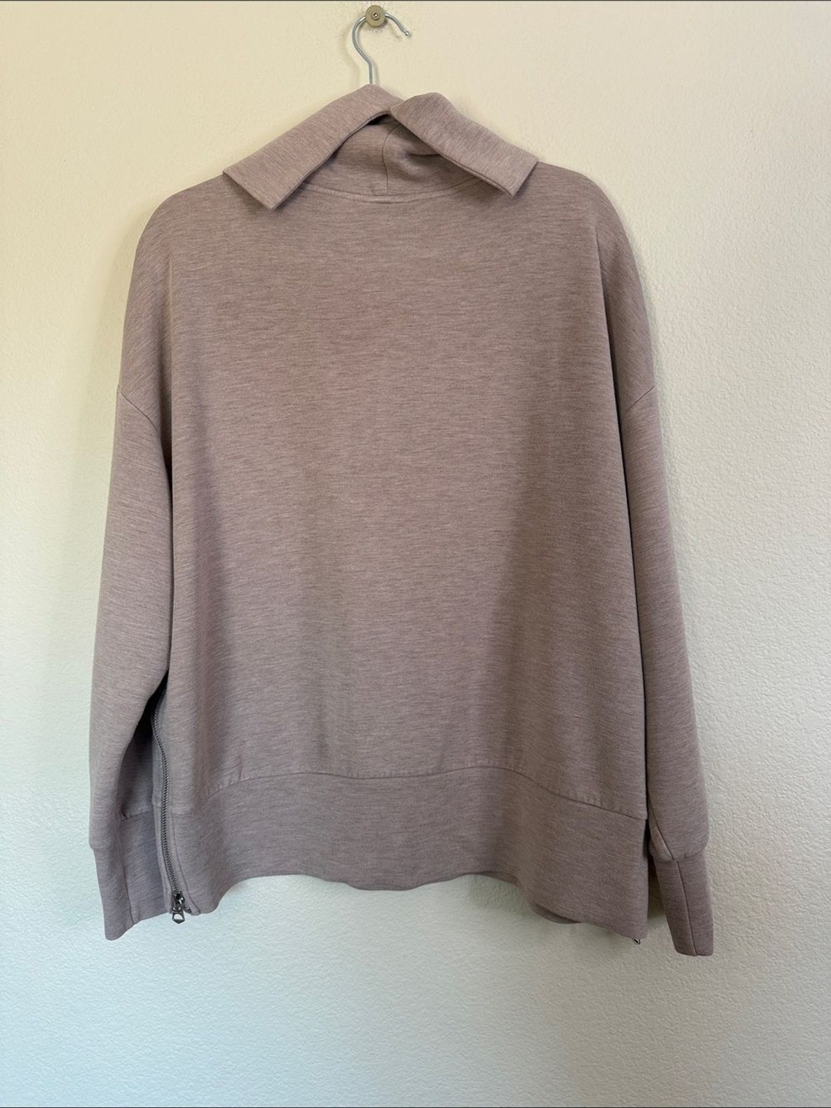 Varley Priya longline sweatshirt cowl neck women’s large EUC