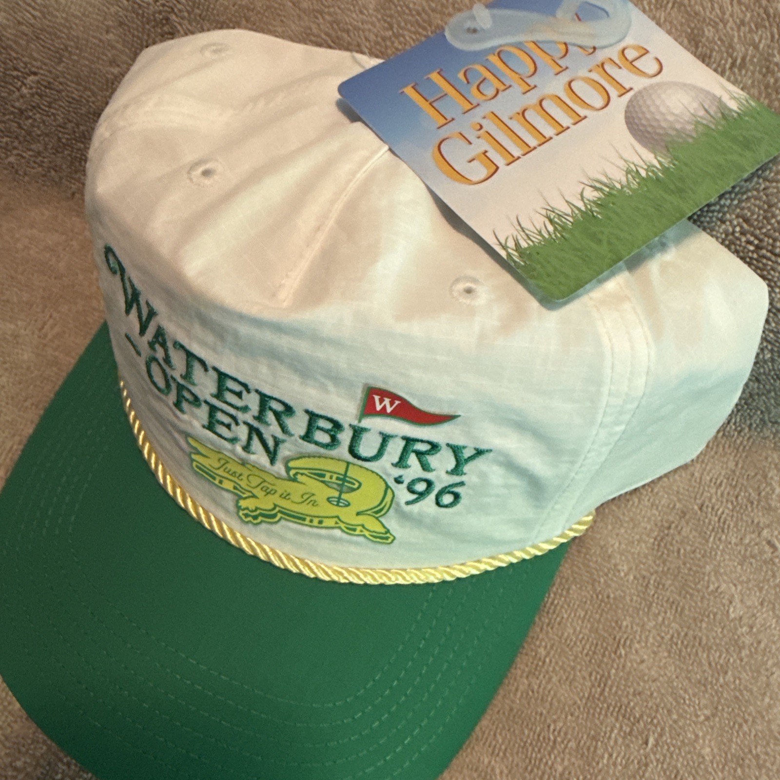 Official Happy Gilmore Waterbury Open ‘96 Golf Hat SnapBack Adjustable NWT