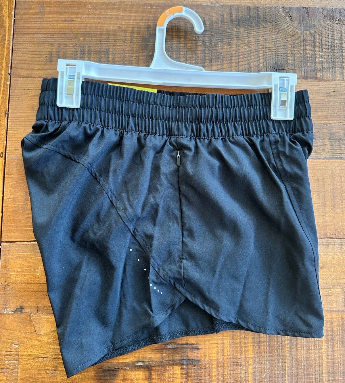 NWT~ All in Motion sz S Black Woven Run Shorts 3″ Mid Rise Light Stretch S17