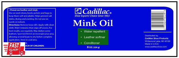 Mink Oil for Leather Boots Shoes – Waterproof Leather – Water Repellent Softener