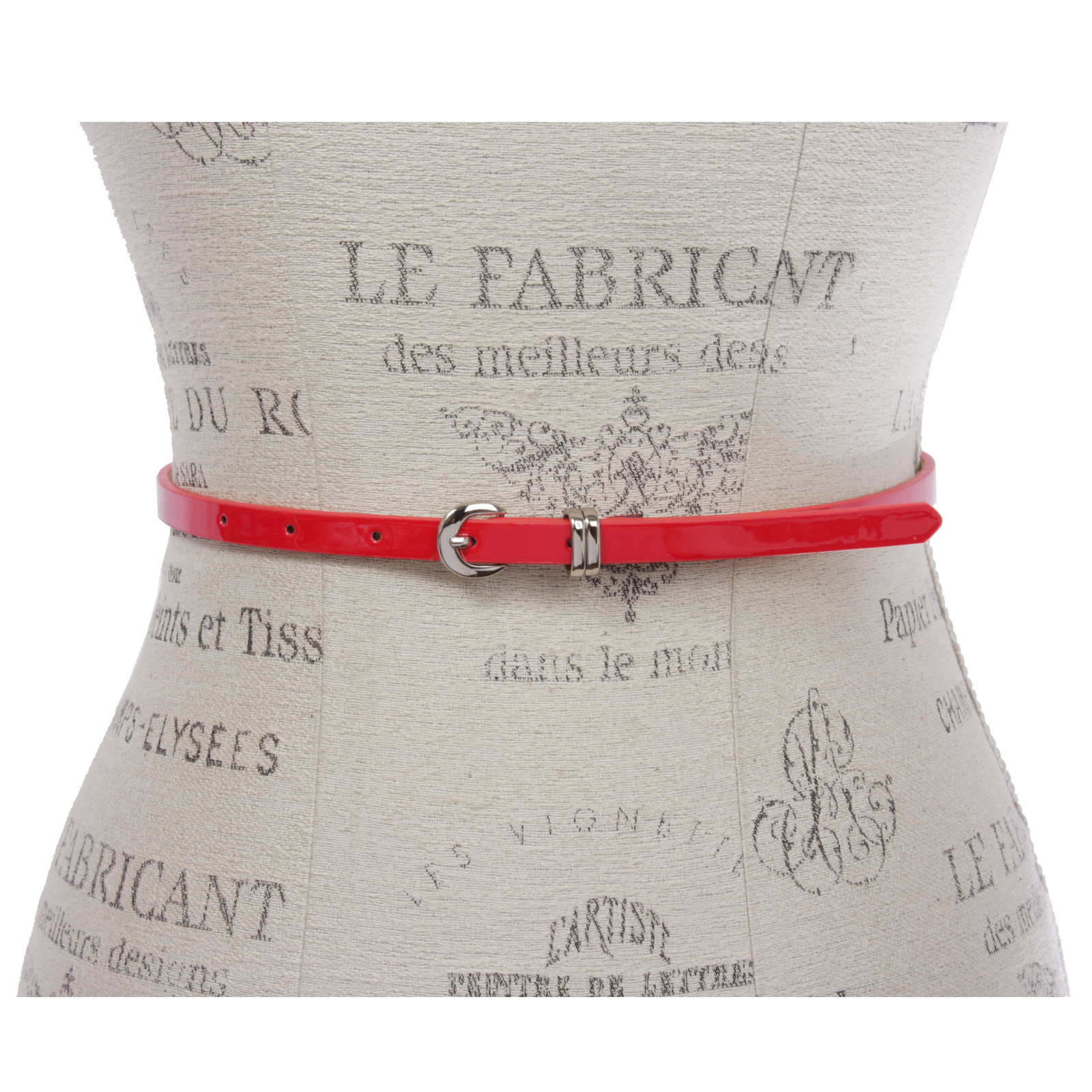 1/2″ inch Patent Leather Skinny Belt