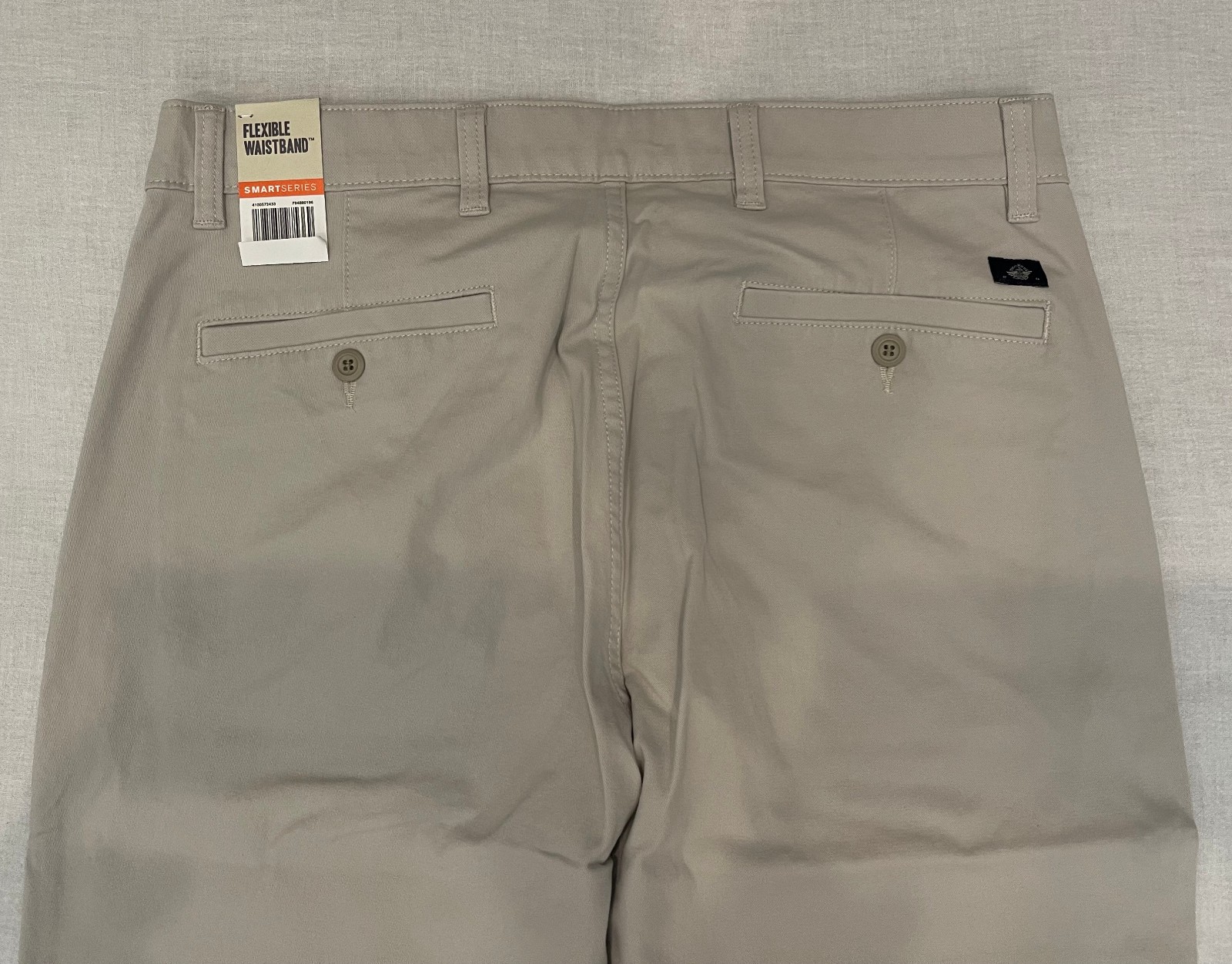 Mens Dockers Ultimate Chino Slim Fit Pants Light Grey Smart 360 Flex 32, 33, 36