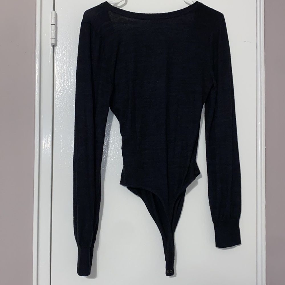 Size M V-neck sweater bodysuit from Abercrombie
