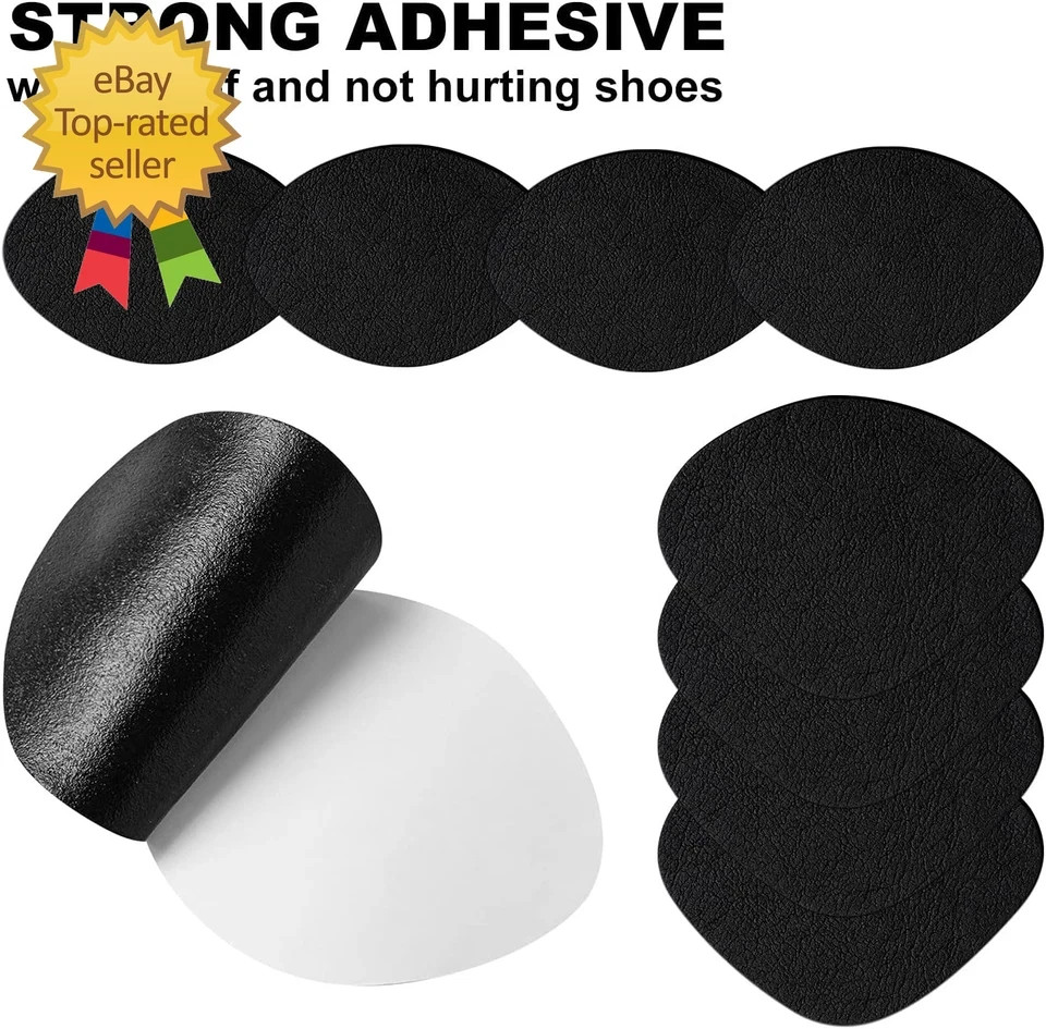 Shoe Heel Repair, 4 Pairs Self-Adhesive inside Shoe Patches Kit for Repair Holes