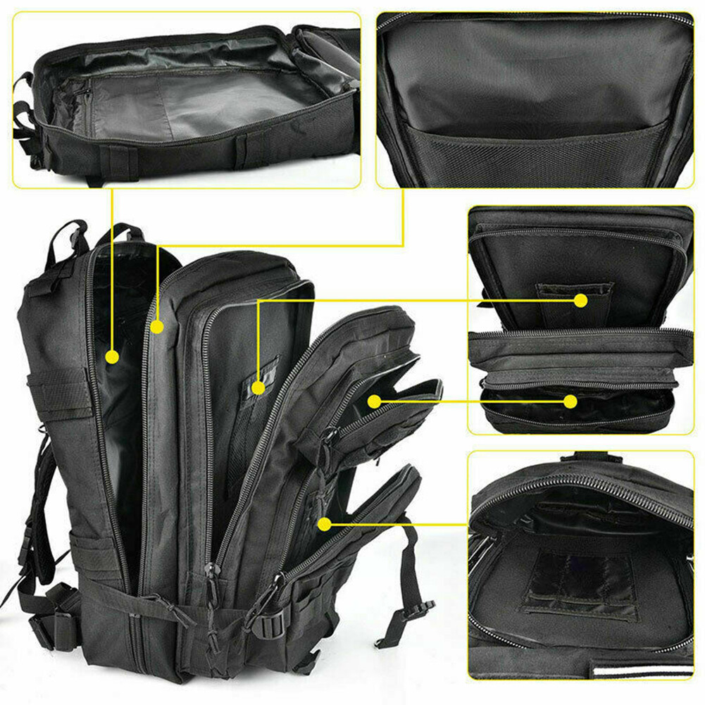 30L Large Military Tactical Backpack for Men Women Army 3 Days Assault Pack Bag