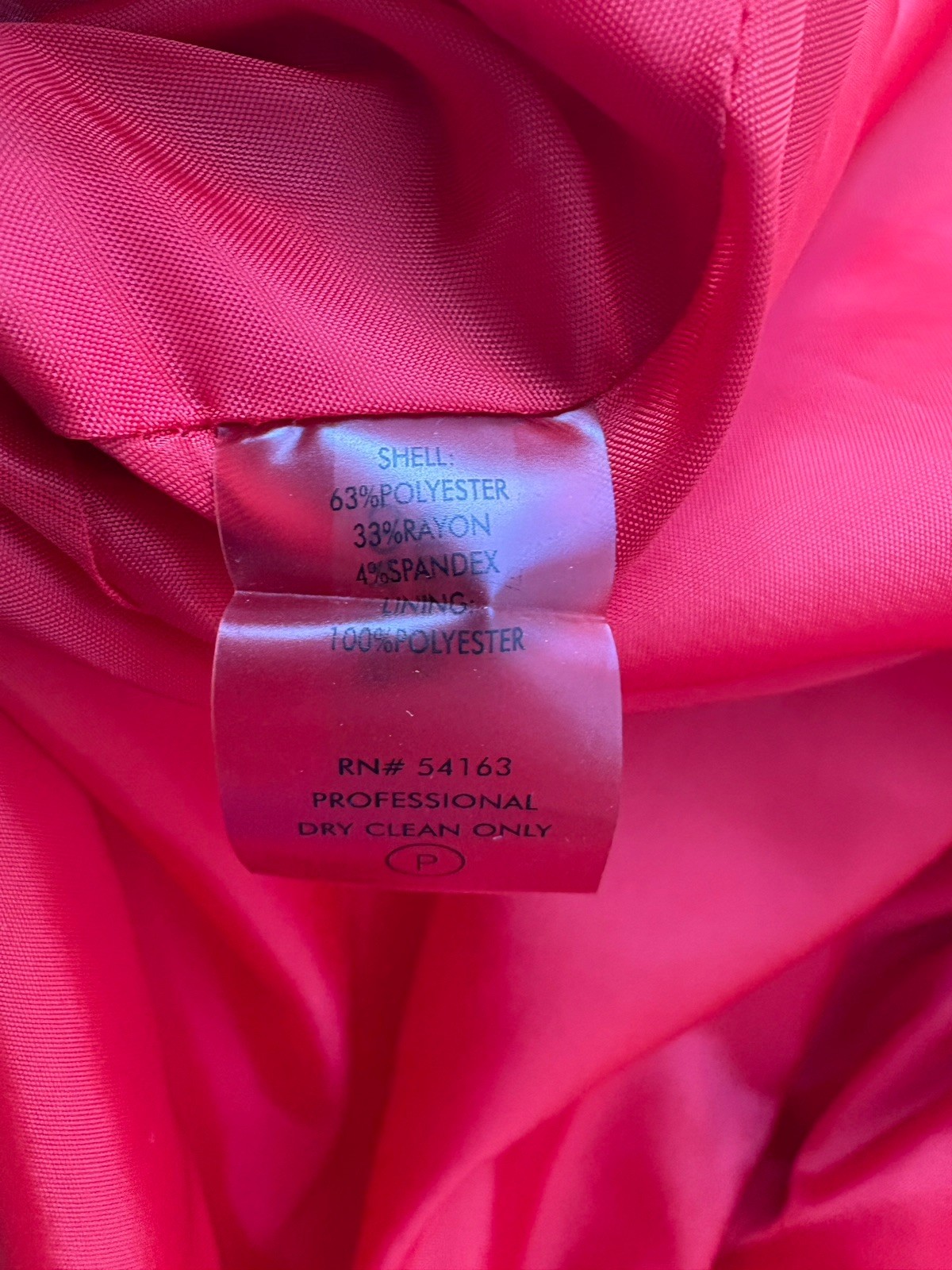 Calvin Klein Red Fit Flare Dress Sz 8 Cocktail Career Minimalist Party Chic
