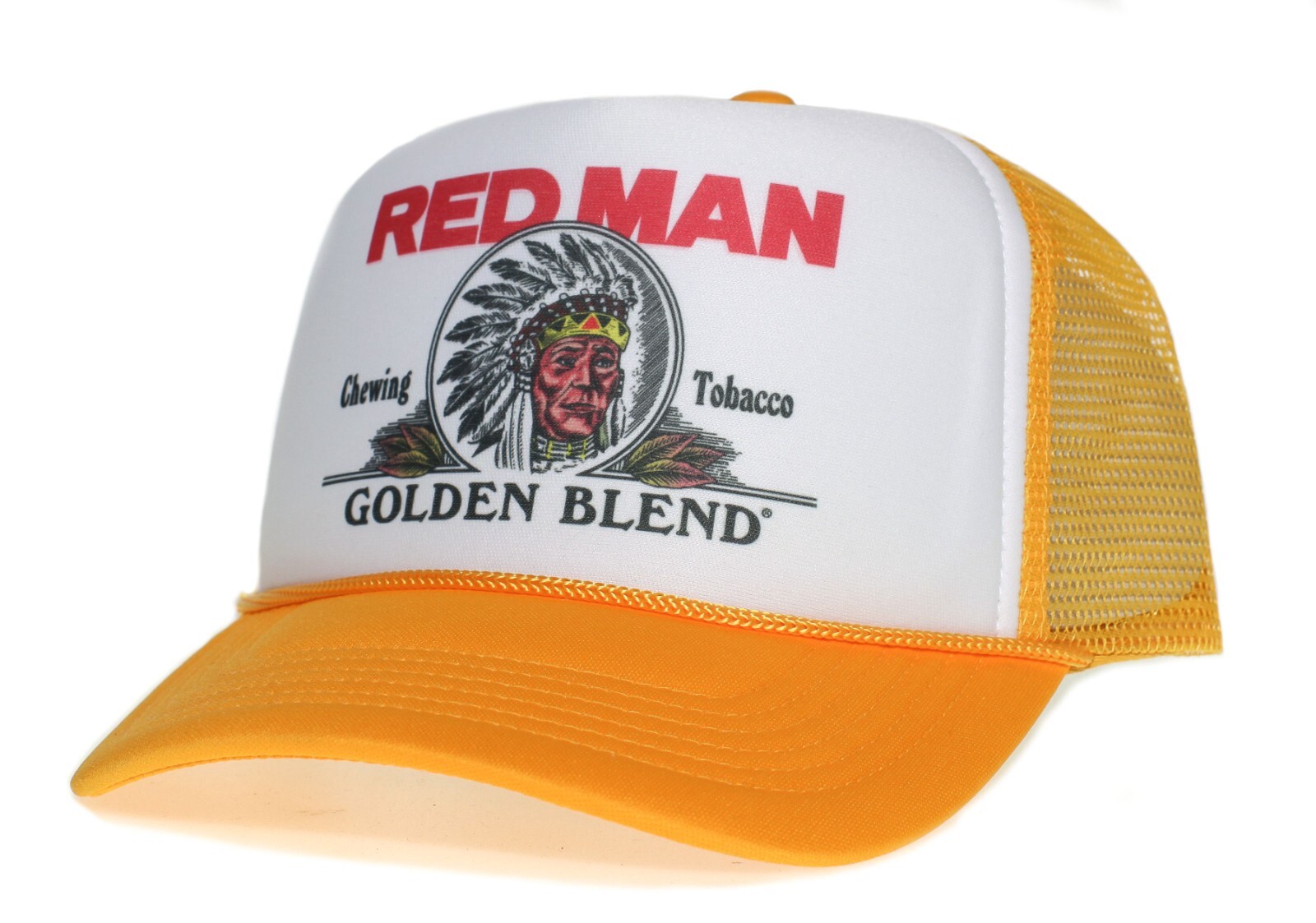 Red Man Chewing Golden Blend Tobacco Hat Vintage Redman Cap Multi Colors