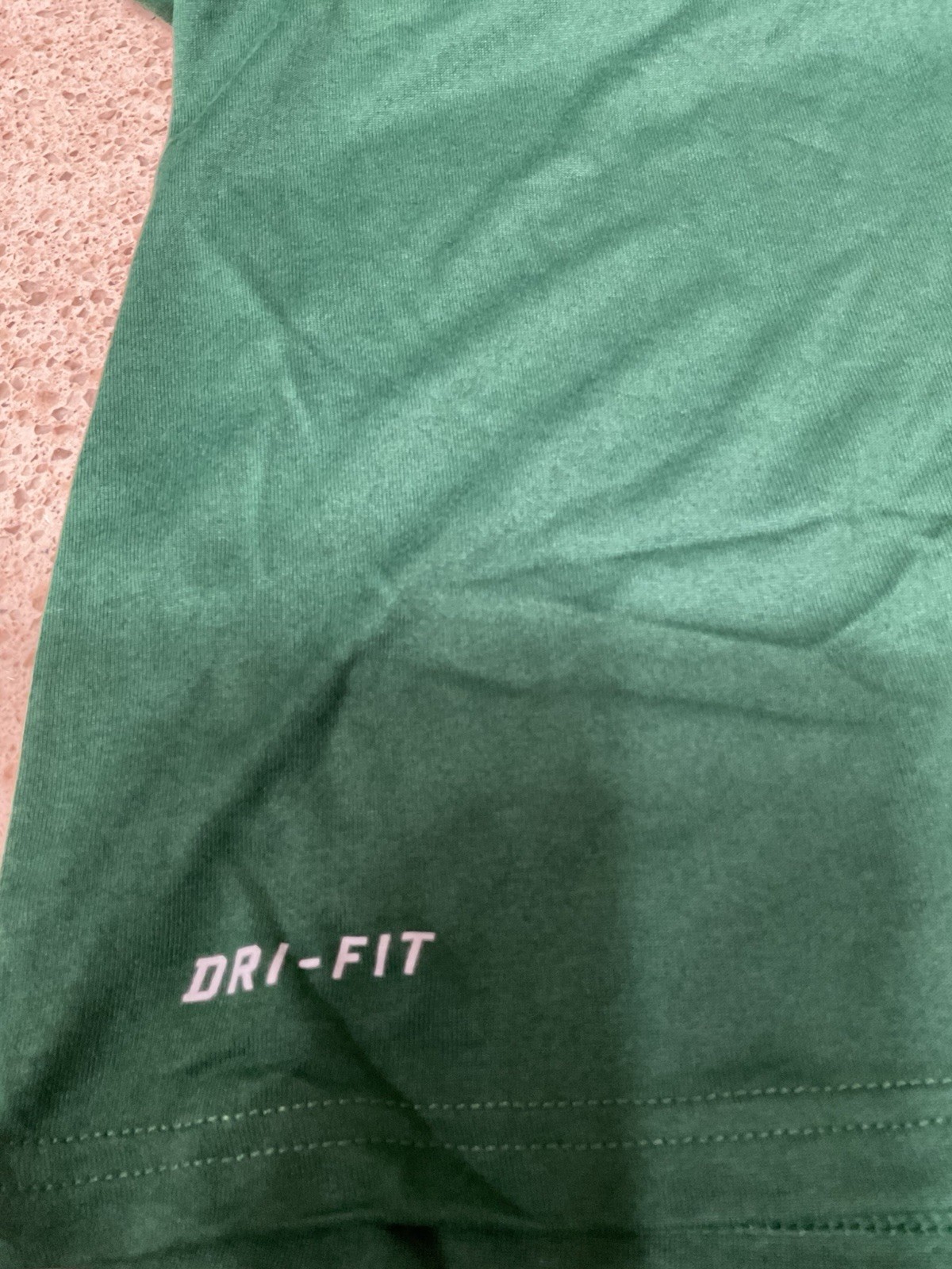 Nike Womens Nike TShirt Green Dri Fit Long Sleeve Sz XXL 48×28” New