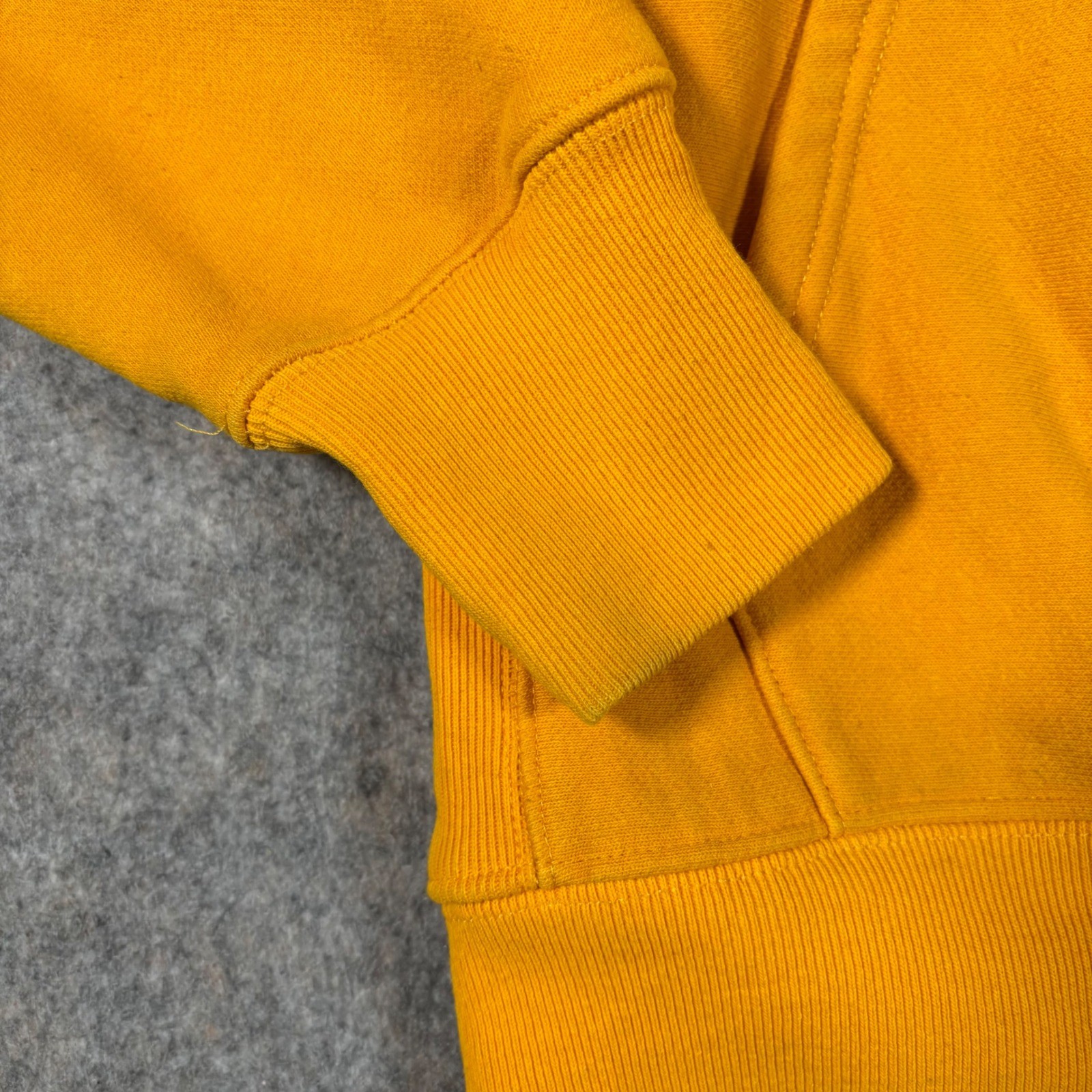 Champion Reverse Weave Hoodie Mens Medium Yellow GF68 BYC Vintage Pullover