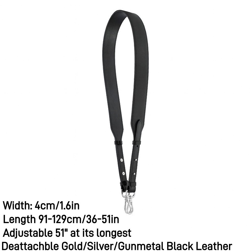 New LV Keepall Replacement Calfskin Adjustable Crossbody Shoulder Leather Strap