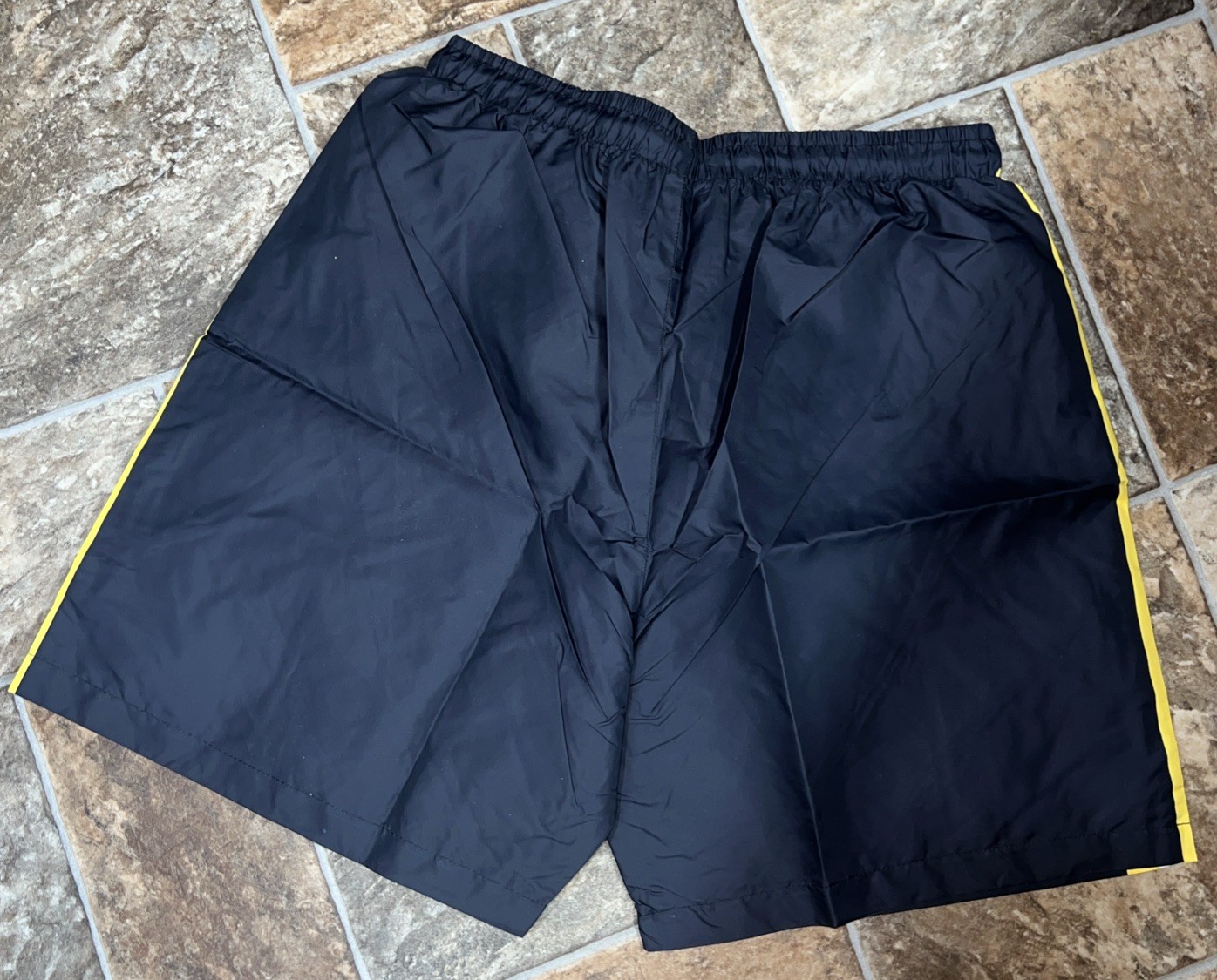 Sneak Gallery “Goat” Windbreaker/Short Set Size XL NWT Black Yellow White