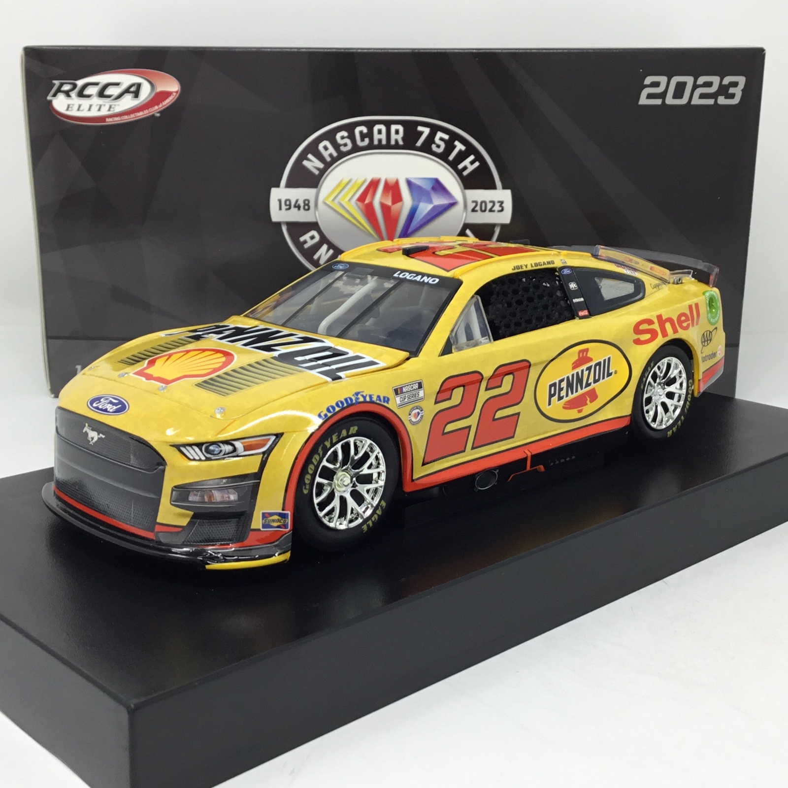 Joey Logano 2023 Shell Penske 100 Wins 1:24 Elite Diecast