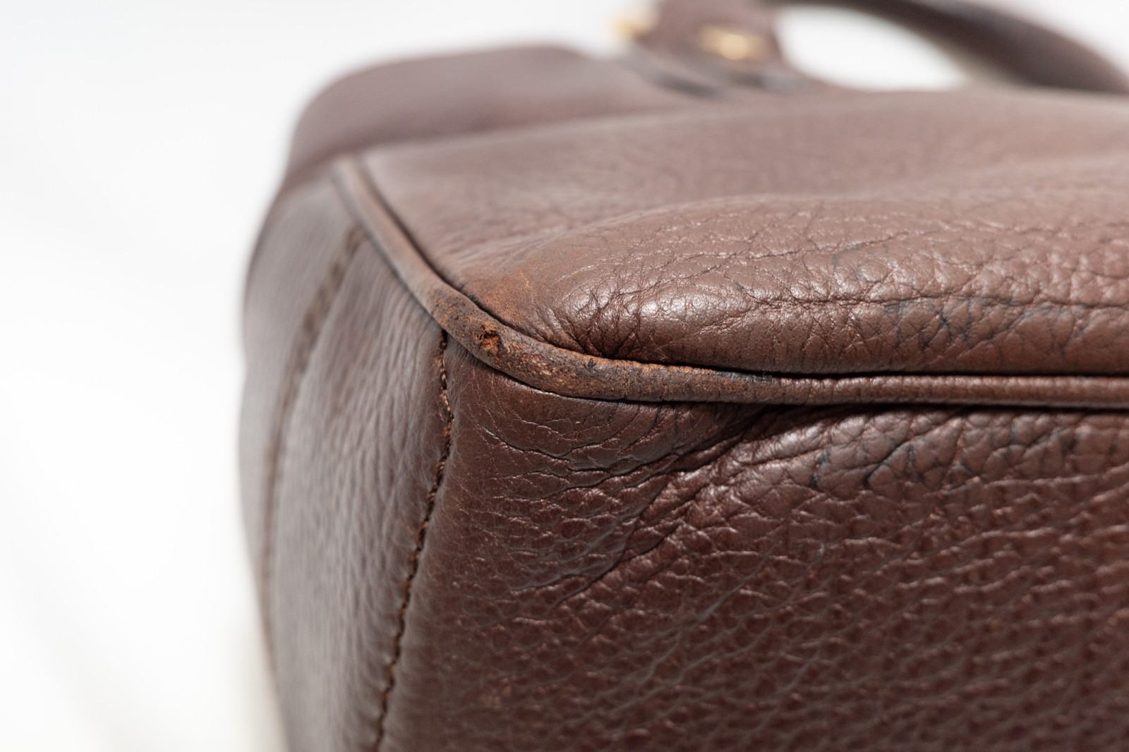 CELINE Boogie Bag BrownLeather Hand bag Auth from JAPAN