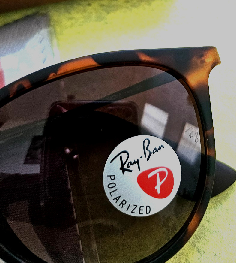 Ray Ban Erika Polarized RB4171/brown gradient Polycarbonate lenses Tortoise Fram