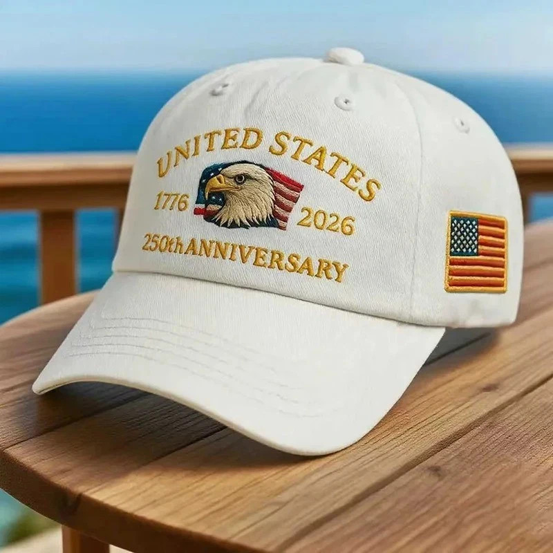 Baseball Cap United States 250th Anniversary Hat Suitable for Multiple Occasion
