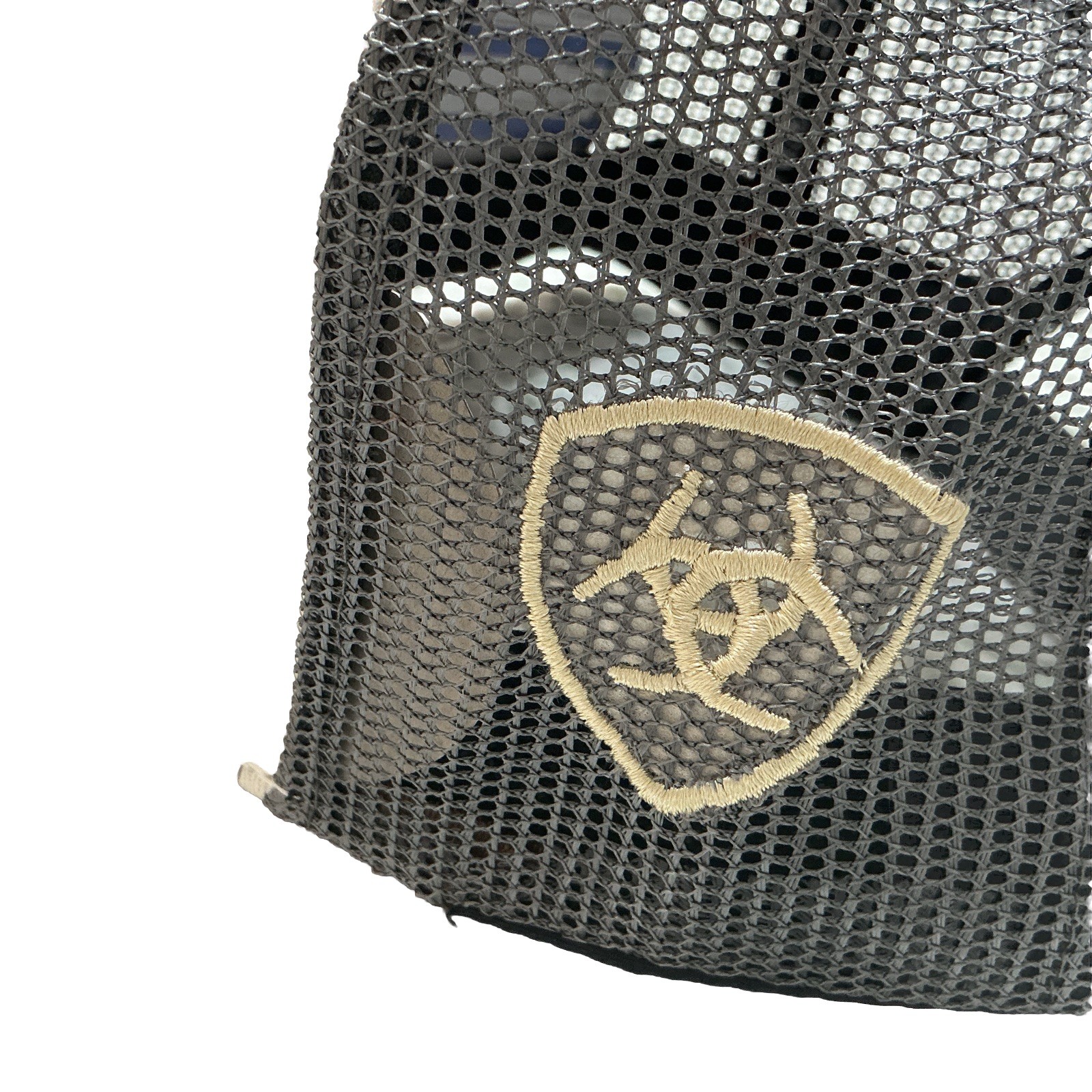 Ariat Mens B-Fit Shield Logo Mesh Back Snapback Cap Hat