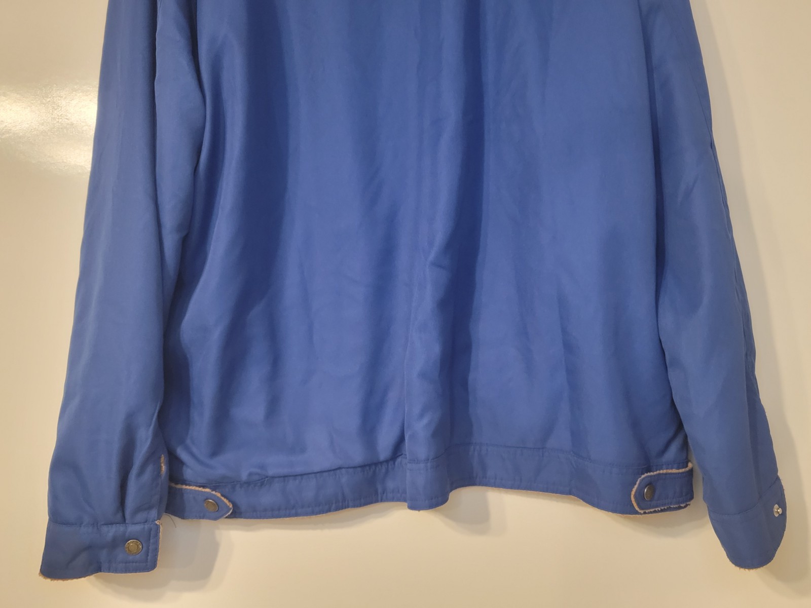 Unbranded Coat Mens Classic Blue Machine Washable Multiple Pockets