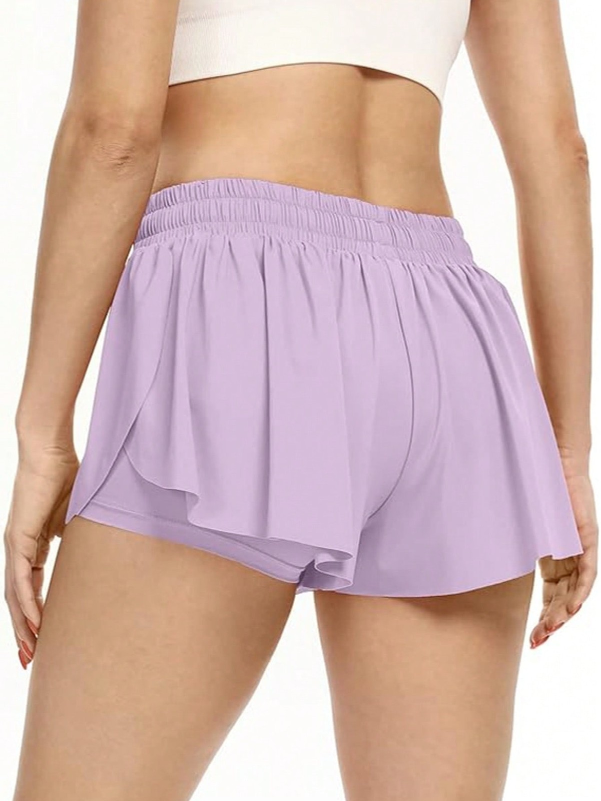 “SALE” Flowy Butterfly High Waisted Athletic Shorts For Women Yoga Gym Tennis