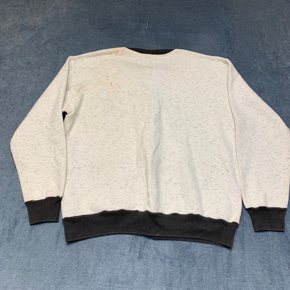 VTG Signature Sportswear Prime Inc Springfield Henley Sweatshirt Men Large White
