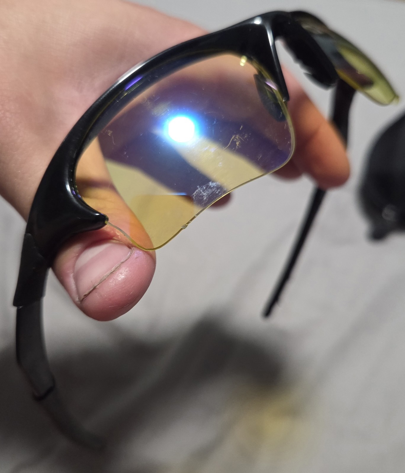 Oakley Half Jacket 1.0 Polished Black READ DESCRIPTION