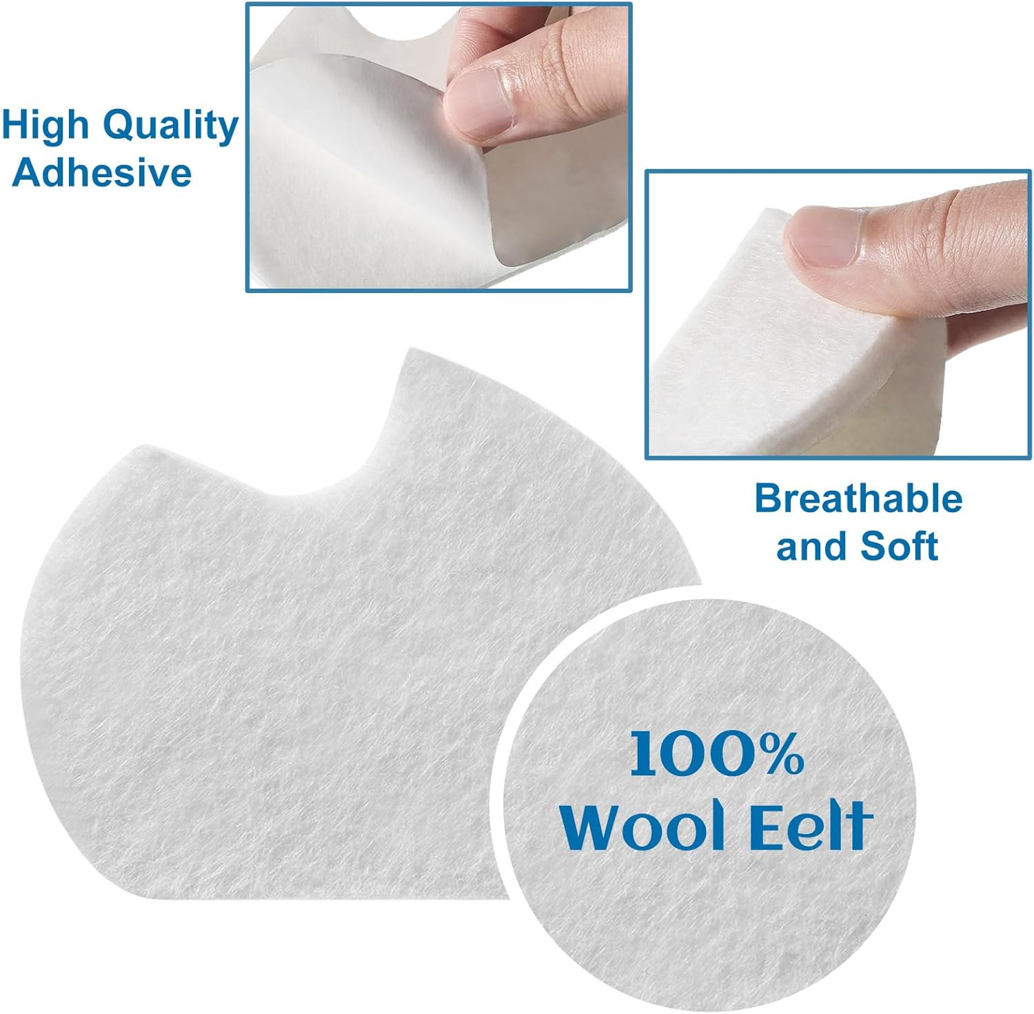 24 Pieces Foot Pads for Dancer Sesamoiditis Pads for Ball of Right Feet Pain Fel