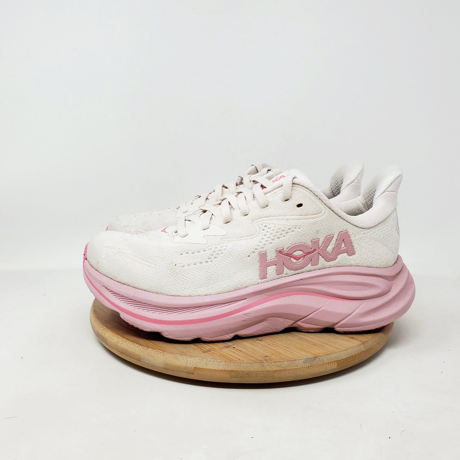 Hoka One One Clifton 10 Running Shoes Womens 6 Lace Up Comfort Sneaker