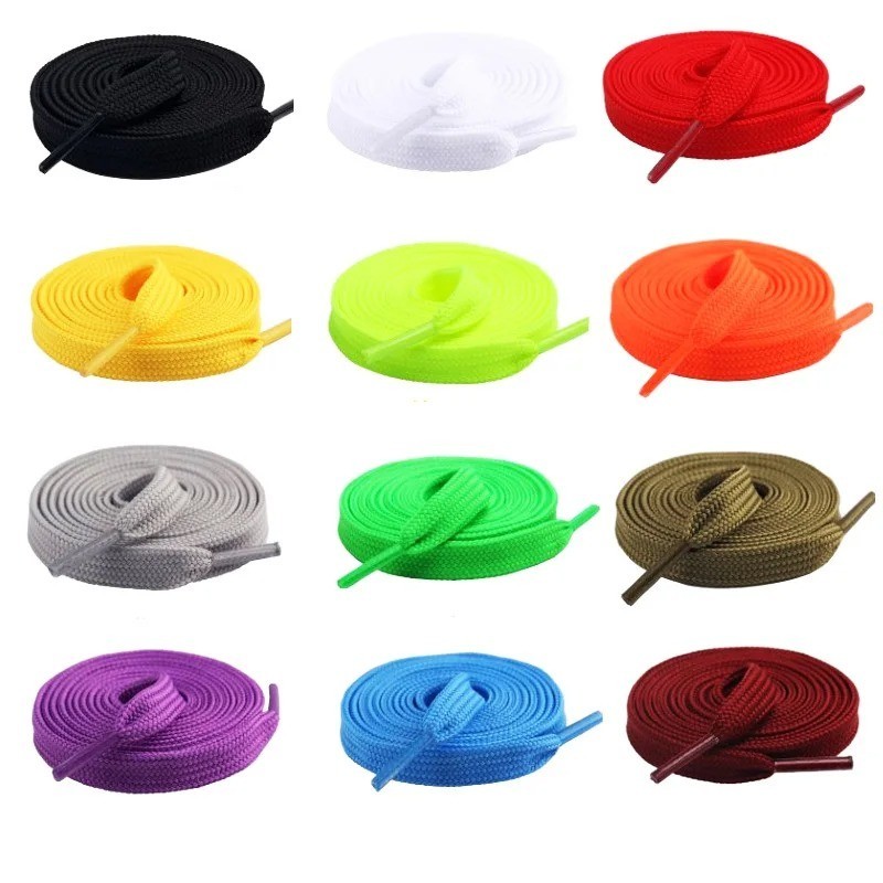 Fat Shoelaces Thick Flat 3/4″ Wide Shoelaces Solid Color for All Shoe Types