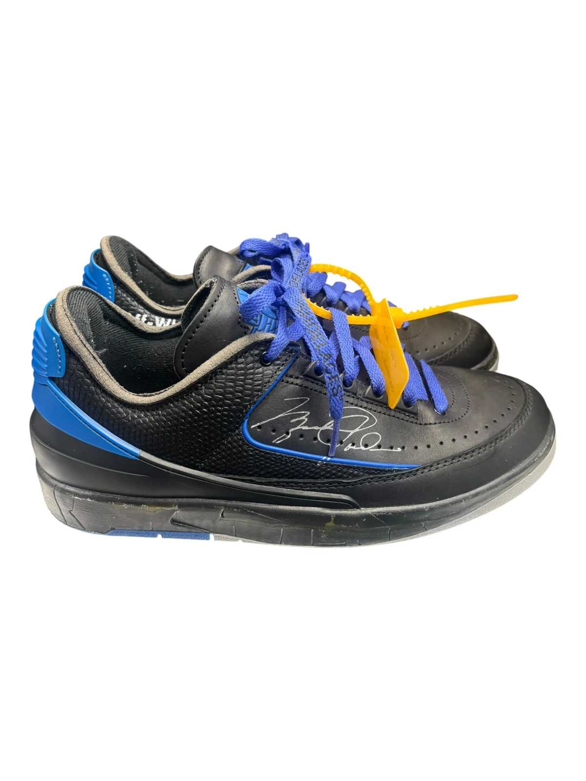 Jordan 2 Retro Low SP Off-White Black Blue size 9 – Used/Worn