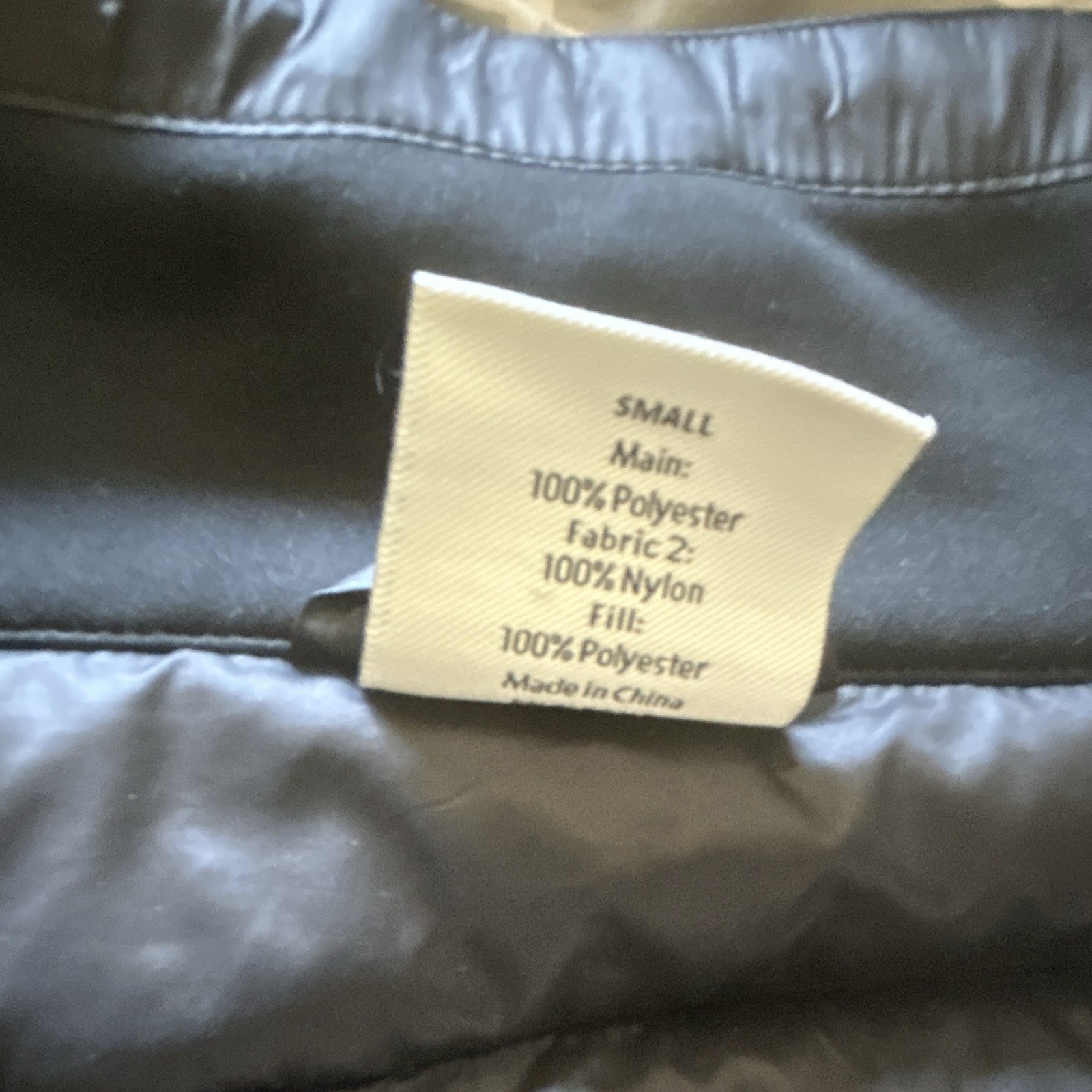 Varley Women’s Black Quilted Full-Zip Jacket, Polyester Long Sleeve, Size S