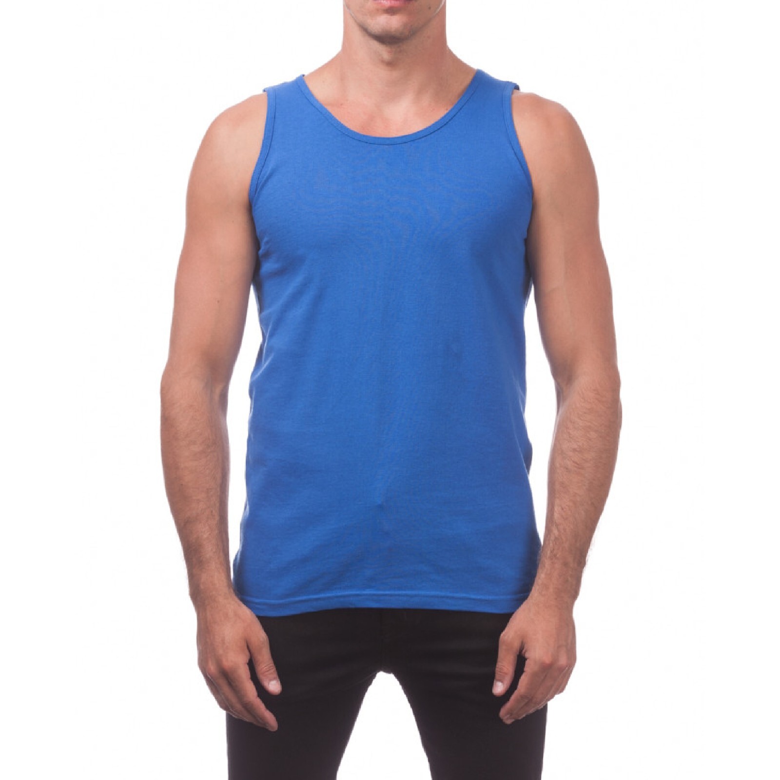 PROCLUB MENS COMFORT TANK TOP PRO CLUB CASUAL SLEEVELESS TANK TOP GYM SUMMER